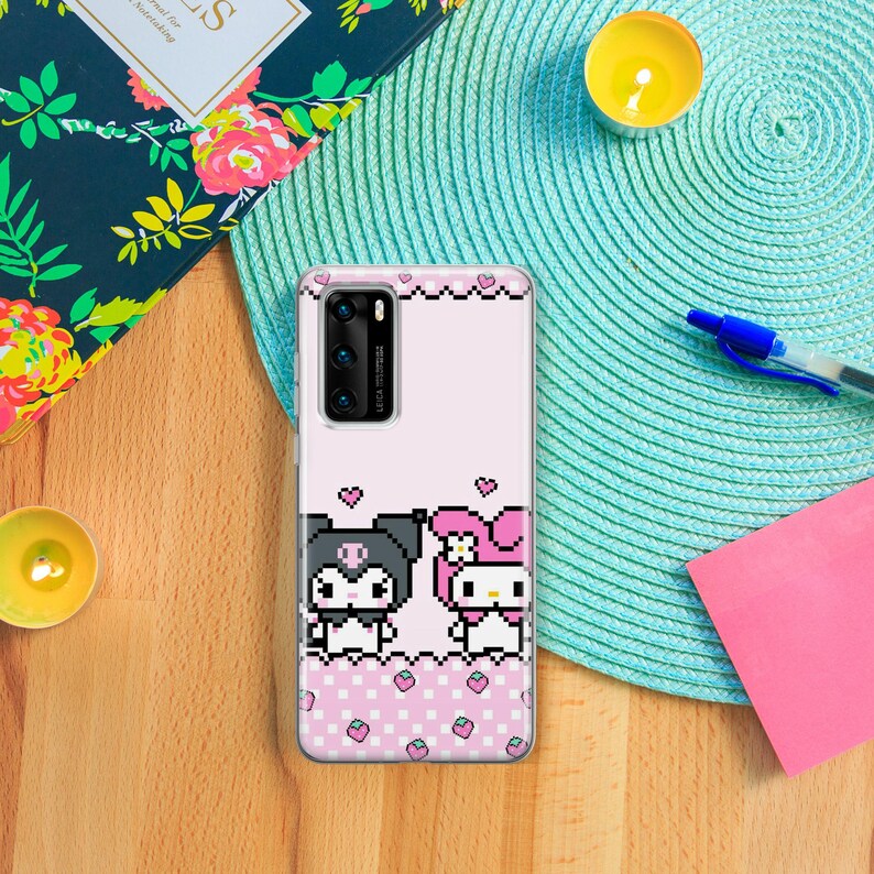 Hello Kitty KK8 Phone Case Cover For Huawei P9 P10 P20 P30 P40 Lite PRO Plus LG G5 G6 Model Japan Japanese Kitty White Cartoon Character Cat image 8