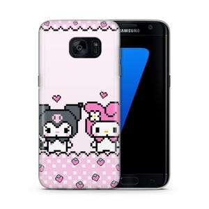 Hello Kitty KK8 Phone Case Cover For Samsung Galaxy S5 S6 S7 S8 S9 Edge Plus LTE NEO Models Japan Japanese Kitty White Cartoon Character Cat 3