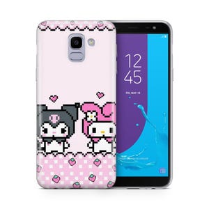Hello Kitty KK8 Phone Case Cover For Samsung Galaxy A3 A5 A6 A7 A8 J3 J5 J6 J7 Models Japan Japanese Kitty White Cartoon Character Kitten 3