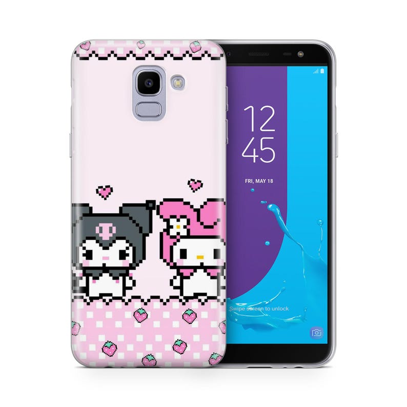 Hello Kitty KK8 Phone Case Cover For Samsung Galaxy A3 A5 A6 A7 A8 J3 J5 J6 J7 Models Japan Japanese Kitty White Cartoon Character Kitten 3