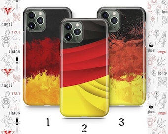 German Flag K1 Phone Case For Apple iPhone 11 12 13 14 15 16 e 17 Air PRO Plus Mini Max Germany Flag Deutsche Flagge Country Deutschland