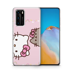 Hello Kitty KK8 Phone Case Cover For Huawei P9 P10 P20 P30 P40 Lite PRO Plus LG G5 G6 Model Japan Japanese Kitty White Cartoon Character Cat 2