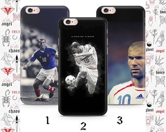Zinedine Zidane K8 Phone Case Cover For Apple iPhone 5 SE 2020 2022 6 7 8 X Xs XR MaX PLuS Models French Spain Football Soccer Player Zizou