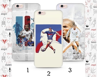 Zinedine Zidane K9 Phone Case Cover For Apple iPhone 5 SE 2020 2022 6 7 8 X Xs XR MaX PLuS Models French Spain Football Soccer Player Zizou