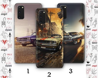 American Muscle Car K6 Phone Case Case For Samsung Galaxy S20 S21 S22 S23 S24 S25 FE Plus Ultra Edge USA Muscle Car Phone Case Cobra Race