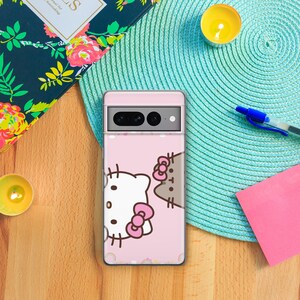 Hello Kitty KK8 Phone Case Cover For Google Pixel 6 6A 7 7A 8 8A 9 9A 10 Pro XL Models Japan Japanese Kitty White Cartoon Character Kitten image 6