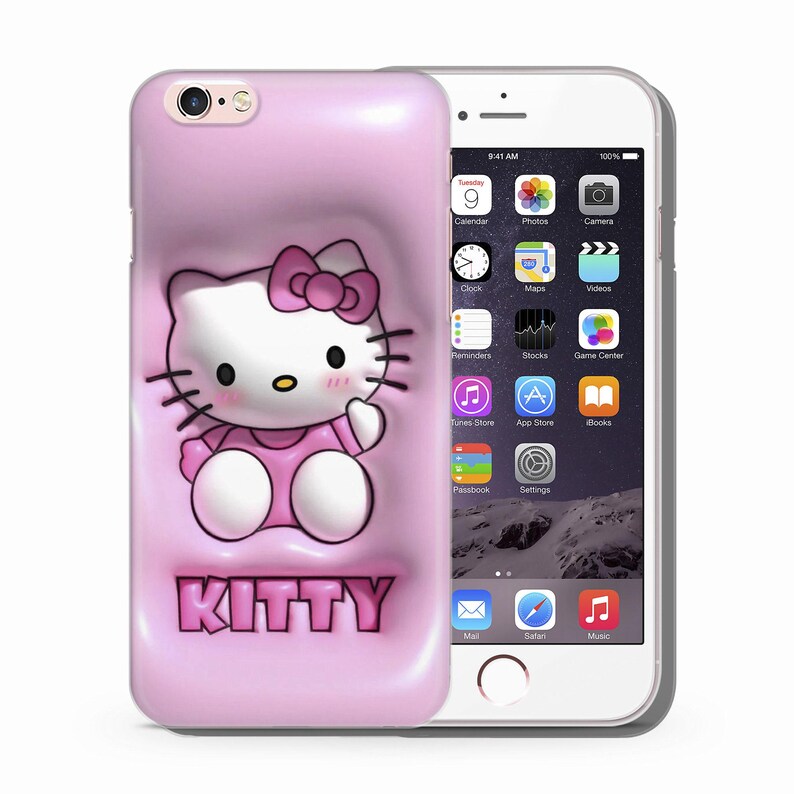 Hello Kitty KK9 Phone Case Cover For Apple iPhone 5 SE 2020 2022 6 7 8 X Xs XR MaX PLuS Models Japan Japanese Kitty White Cartoon Character 3