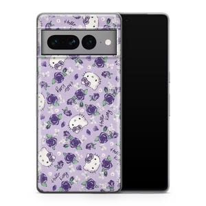 Hello Kitty KK2 Phone Case Cover For Google Pixel 6 6A 7 7A 8 8A 9 9A 10 Pro XL Models Japan Japanese Kitty White Cartoon Character Kitten 1