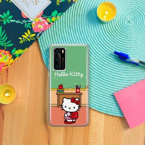 Hello Kitty KK7 Phone Case Cover For Huawei P9 P10 P20 P30 P40 Lite PRO Plus LG G5 G6 Model Japan Japanese Kitty White Cartoon Character Cat image 6