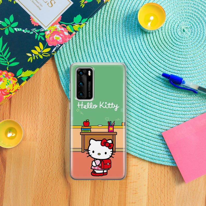 Hello Kitty KK7 Phone Case Cover For Huawei P9 P10 P20 P30 P40 Lite PRO Plus LG G5 G6 Model Japan Japanese Kitty White Cartoon Character Cat image 6