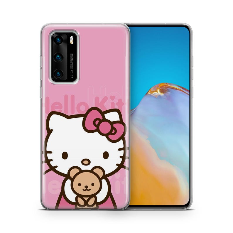 Hello Kitty KK7 Phone Case Cover For Huawei P9 P10 P20 P30 P40 Lite PRO Plus LG G5 G6 Model Japan Japanese Kitty White Cartoon Character Cat 3