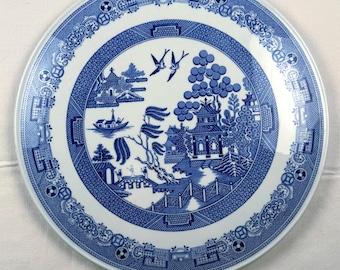 Spode Blue Willow Cake Plate 11.5 Inch Serving Platter – Blue Room Collection England
