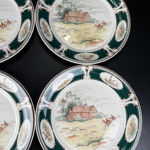 Dinner Plates With Hunting Scenes - Etsy