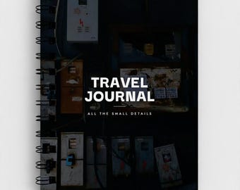 Travel Journal A5, Travel Planner Notebook, Gift for Travel Lovers, Christmas Gift for Traveller, Tbilisi Photo Cover, Adventure Journal