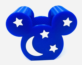 Sorcerer Mickey Mouse Ears Hat Fantasia Fantasmic 3D Printed Disney Pen, Pencil, Paint Makeup Brush Holder, desk, work, office, Tiered Tray