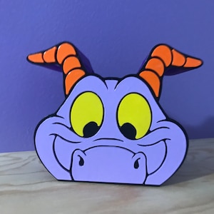 Figment Epcot Journey into Imagination 3D Printed Disney Pen & Pencil Holder for desk, work, office, holder for makeup brushes vanity