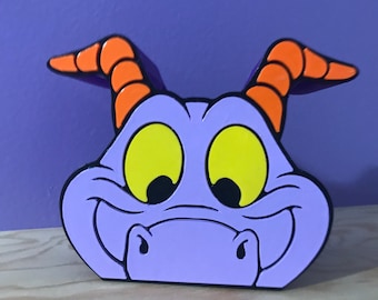 Figment Epcot Journey into Imagination 3D Printed Disney Pen & Pencil Holder for desk, work, office, holder for makeup brushes vanity