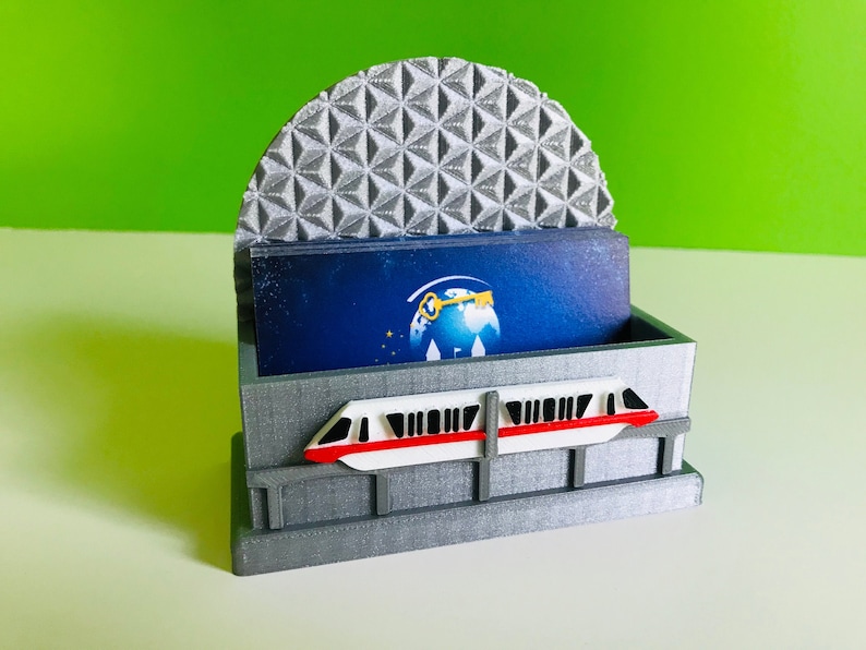 disney monorail spaceship earth epcot playset toy theme park