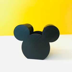 SMALL Mickey Mouse 3D Printed Disney Pen, Pencil, Paint Brush Holder for desk, work, office, Makeup Brush Holder, Tiered Tray Decor image 5