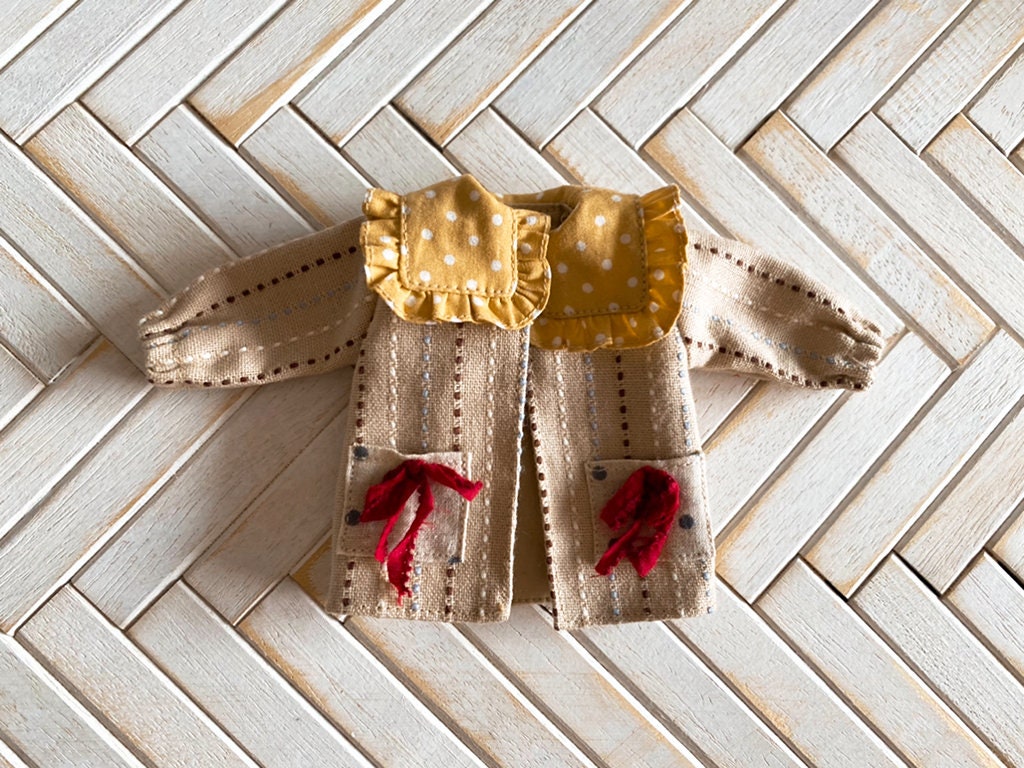 Ready Stock! - Girlish - Yellow Collar Blouse Jacket for Blythe doll - dress / outfit