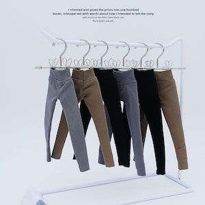Pre-order Neon Apple Shark Pants / Leggings for 1/6 dolls Blythe dolls - grey brown black 3 colours in