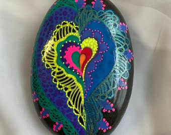 Painted Happy Heart