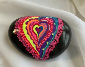 Painted Happy Heart