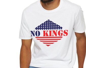 Maglietta "No Kings in America" - Maglietta anti-Trump - Magliette politiche - Magliette anti-Maga - Magliette di protesta - Maglietta "Nope Kings"