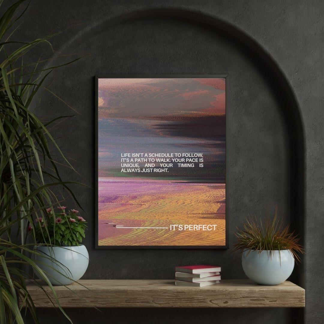 Inspirational Quote Art Print | Moody Typography (digital Download ...