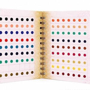 504 Designer Bindi Book | Crystal Self-Adhesive Bindis | 15+ Colours | 4mm–6mm