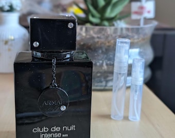 Extrait de parfum pour homme Intense Club De Nuit - 2 ml | 3 ml | 5 ml - Armaf