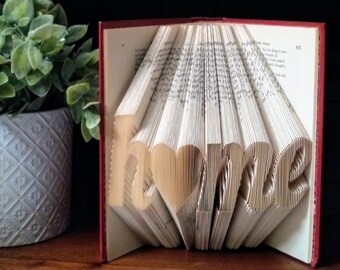Custom Folded Book Art, Made For You