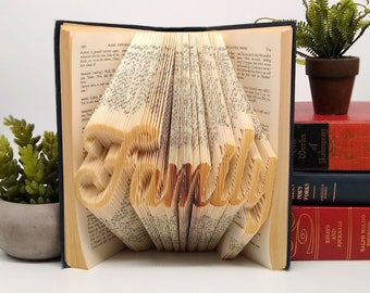 Custom folded book, Family, made for you