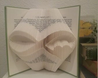 Custom Folded Book with Infinity Symbol and Heart