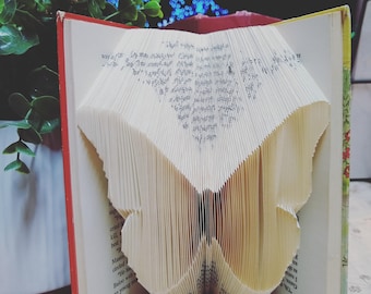 Custom Folded Book with Butterfly Design