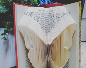 Custom Folded Book with Butterfly Design