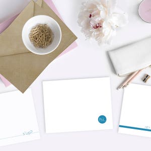 Juego de 6 tarjetas de notas multiusos