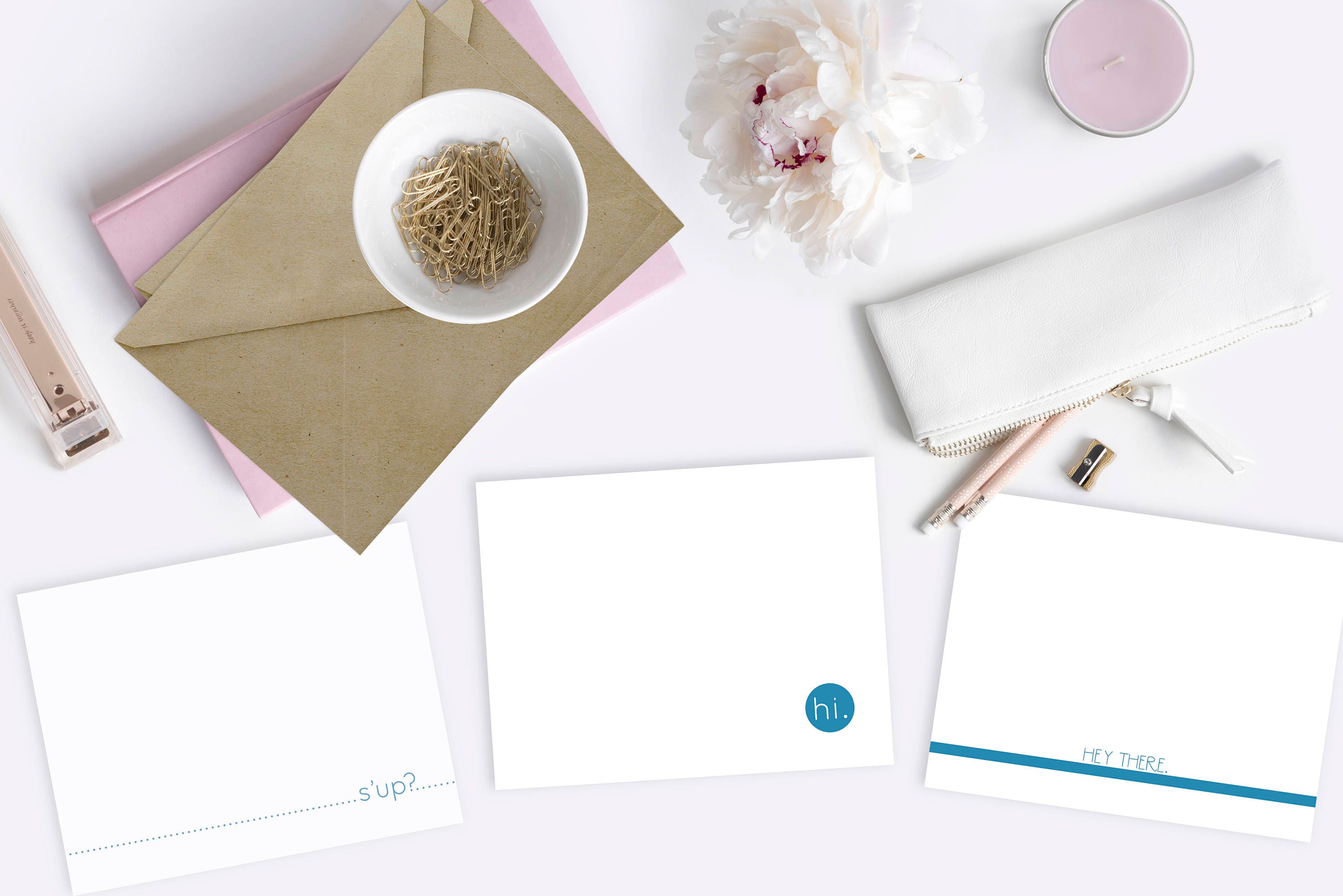 Set of 6 All Purpose Note Cards