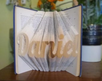 Custom Folded Book Art, Made For You