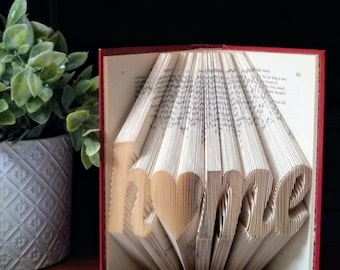 Custom Folded Book Art, Made For You