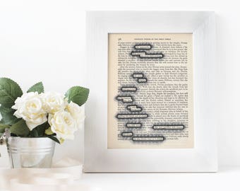 Book Art Poetry Unframed