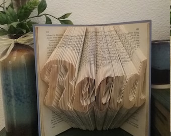 Custom Folded Book Art, Made For You