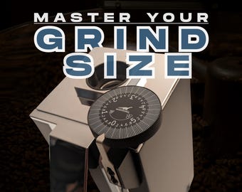 Eureka Mignon Einstellrad Upgrade | großes Mahlgrad Einstellrad | Metall mit Zeiger | Espresso Grinder Dial Mods | Coffee Grinder Kit