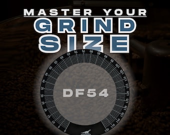 Ziffernblatt Upgrade DF54 | verbessere deinen Dial-In, extreme Genauigkeit, Mahlgrad exakt einstellen | Aluminium | DF54 Mods, Accessories