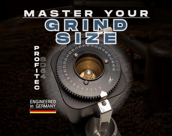 Zeiger + Ziffernblatt Profitec SD54 Twist, Mahlgrad exakt einstellen, extreme Genauigkeit (Mahlgradanzeige), Accessories, Go