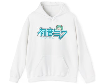 Hatsune Miku Inspired Hoodie Idol Anime Streetwear Shirt for Anime Fans
