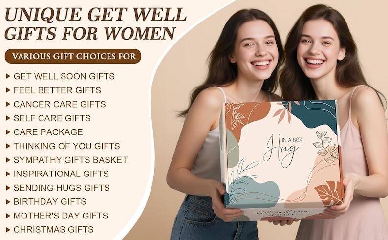 Get Well Soon Care Package, Surgery Recovery Gift Box, Comfort Encouragement Gift Basket, Healing Gift for Women & Men image 5