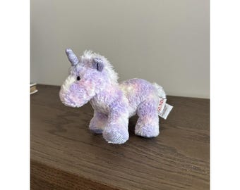 Gund Purple Sparkly Unicorn Plush Stuffed Animal 9"