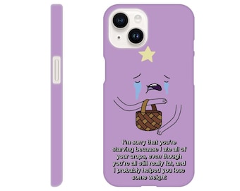 Adventure Time Lumpy Space Princess LSP - I&#39;m sorry I ate all your crops... - Phone Case for iPhone