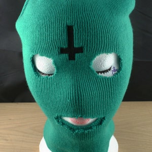 Ofwgkta Odd Future Tyler The Creator Ski Mask Balaclava With Professionally Embroidered Cross image 2